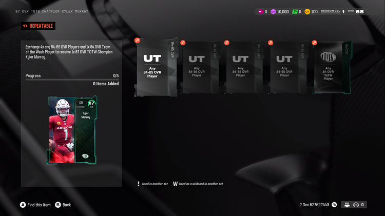 m25totw2-87 OVR TOTW CHAMPION SET-iwefiuergith