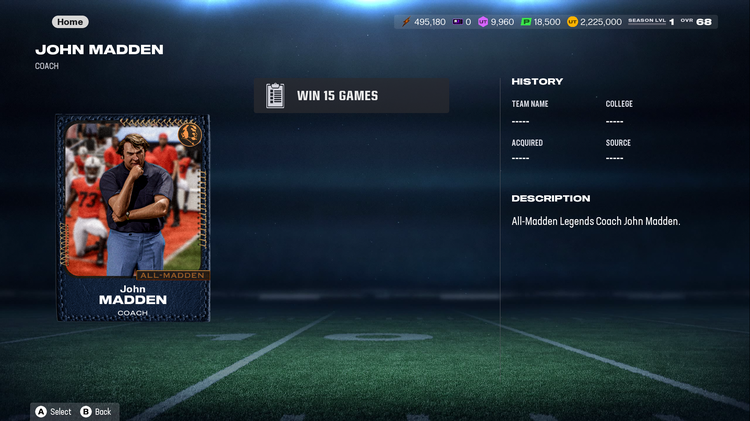 m26am1-ALL-MADDEN LEGENDS COACH JOHN MADDEN-iuwfinfoermf